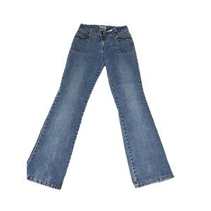 JORDACHE Vintage Bootcut Jeans Med Rise Juniors 9 / 10 Med Blue